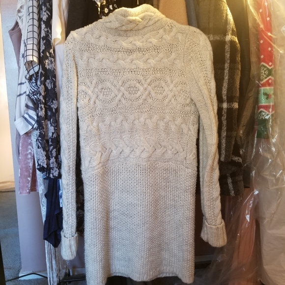 Loft Cream Long Jacket - Picture 3 of 10